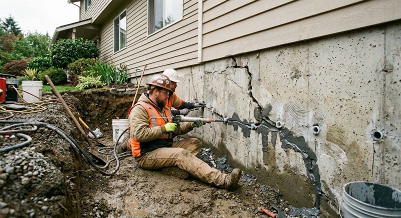 Basement Foundation Repair in Auburn Hills, MI