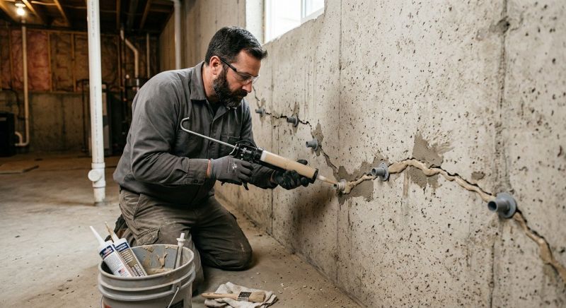 Basement Foundation Repair in Davisburg, MI