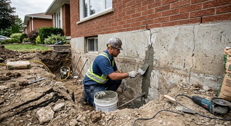 Basement Foundation Repair in Grand Blanc, MI
