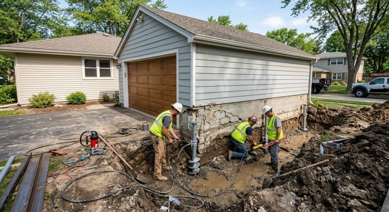 Basement Foundation Repair in Holly, MI