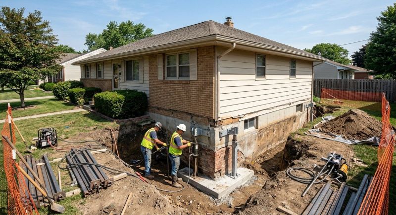 Building Foundation Repair in Bloomfield Hills, MI