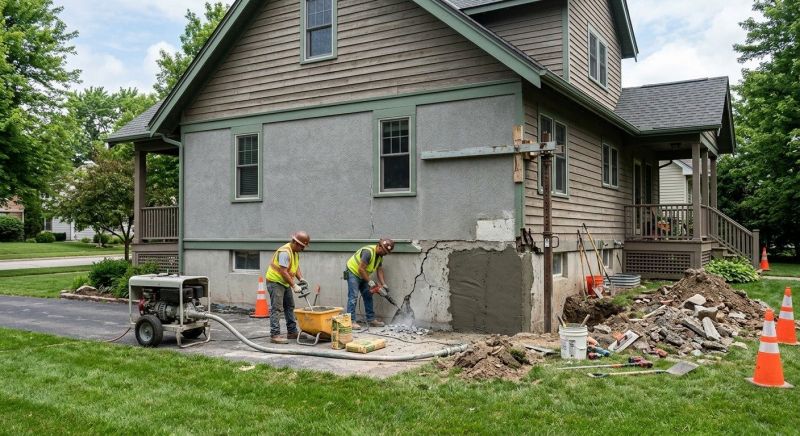 Building Foundation Repair in Dexter, MI