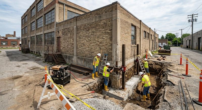 Building Foundation Repair in Lake Orion, MI