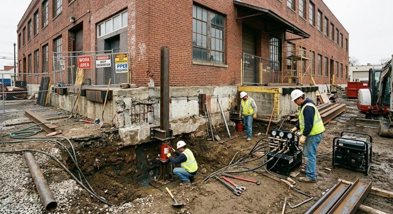 Building Foundation Repair in Wayne, MI