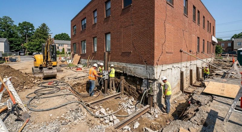 Building Foundation Repair in White Lake, MI
