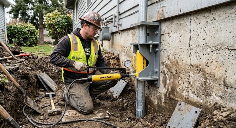 Concrete Foundation Leveling in Holly, MI