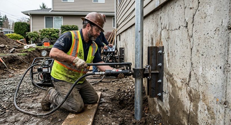 Concrete Foundation Leveling in Wayne, MI