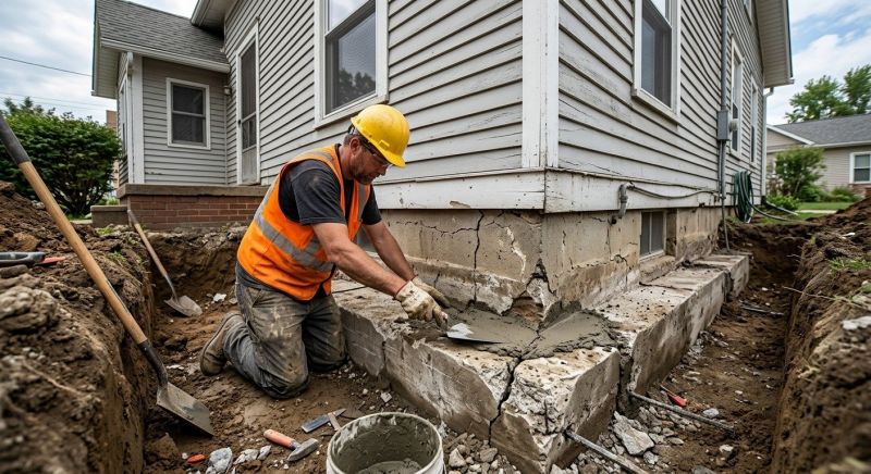 Concrete Foundation Repair in Fenton, MI