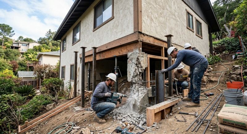 Concrete Foundation Repair in Plymouth, MI