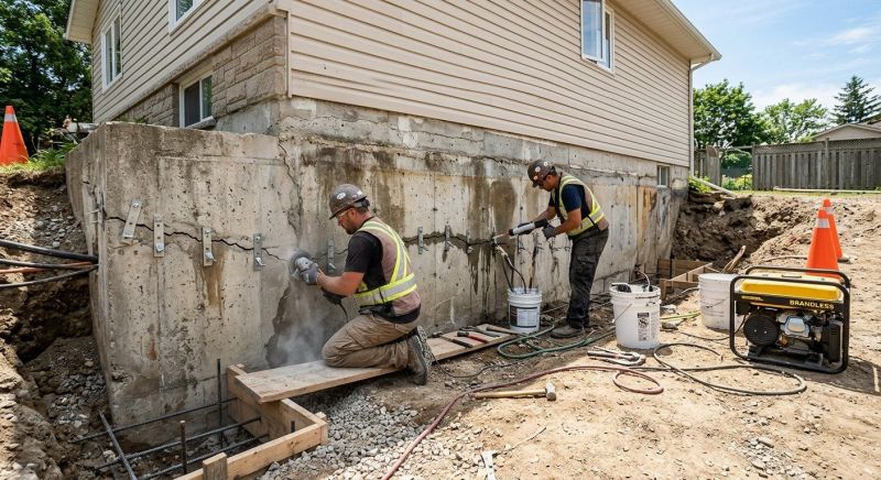 Concrete Foundation Repair in Troy, MI