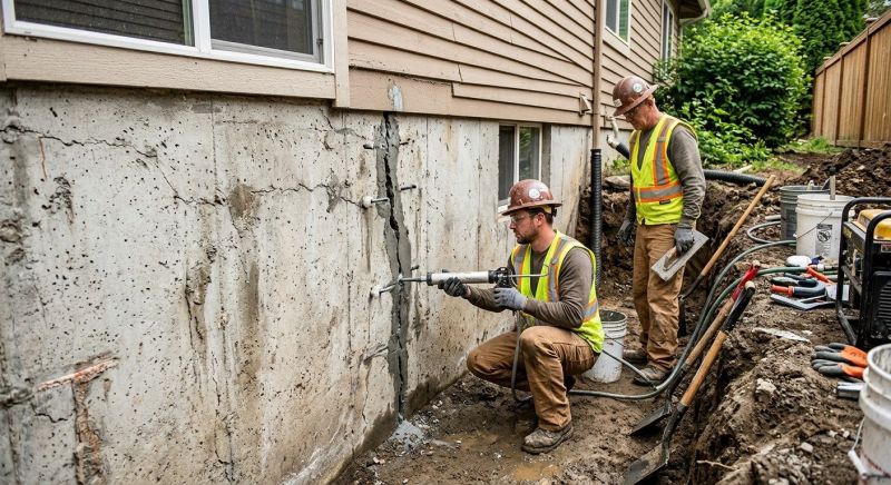 Cracked Foundation Repair in Dearborn Heights, MI