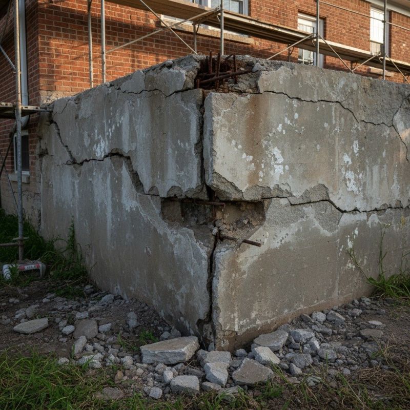 Cracked Foundation Repair in Plymouth, MI