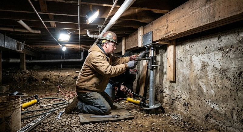 Crawlspace Foundation Repair in Bloomfield Hills, MI