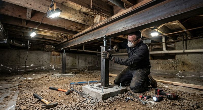 Crawlspace Foundation Repair in Commerce Township, MI