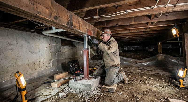Crawlspace Foundation Repair in Goodrich, MI