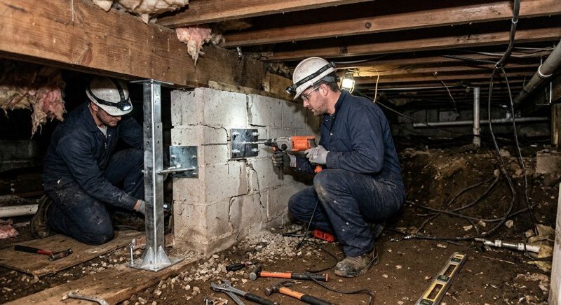 Crawlspace Foundation Repair in Livingston County, MI