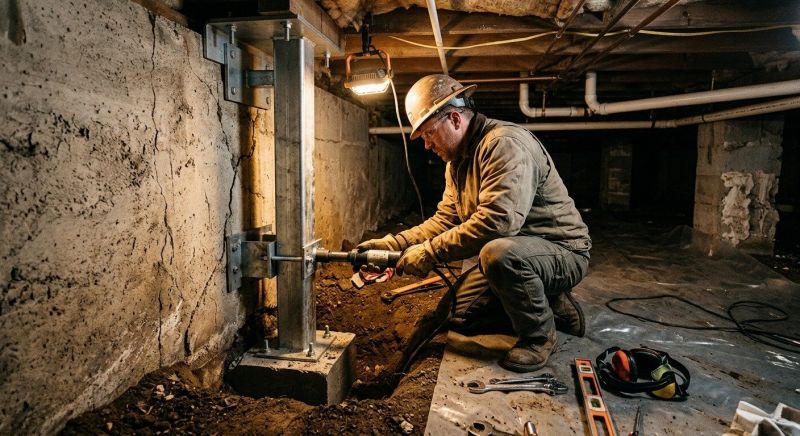 Crawlspace Foundation Repair in Oxford, MI