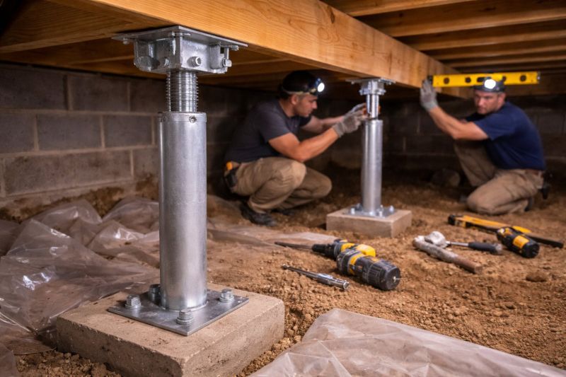 Crawlspace Structural Repair in Milford, MI