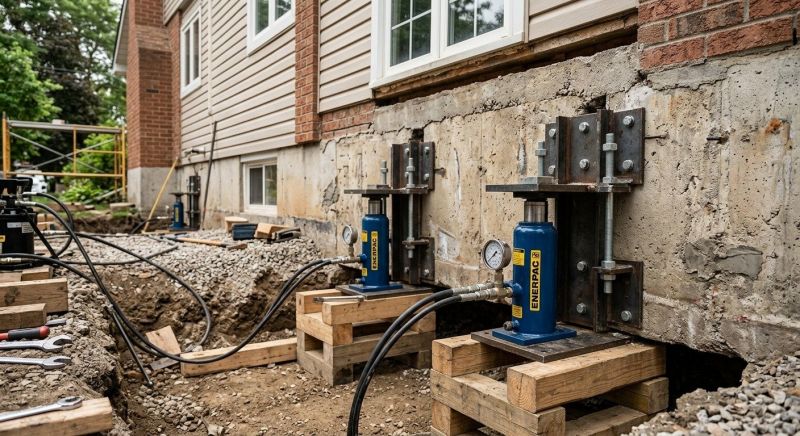 Foundation Jacking in Commerce Township, MI