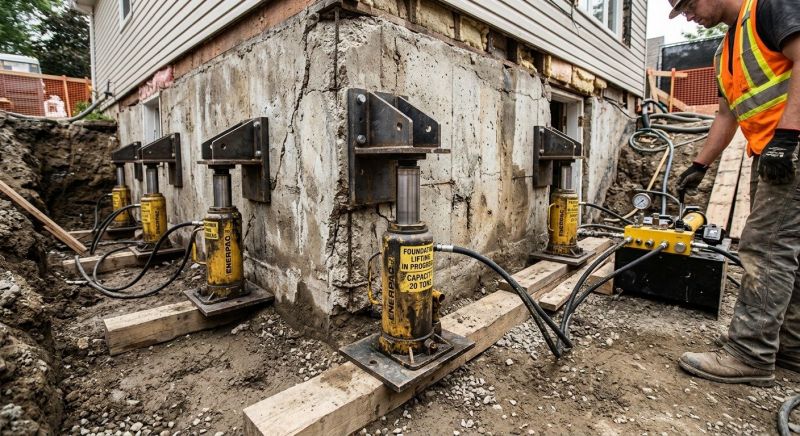 Foundation Jacking in Goodrich, MI