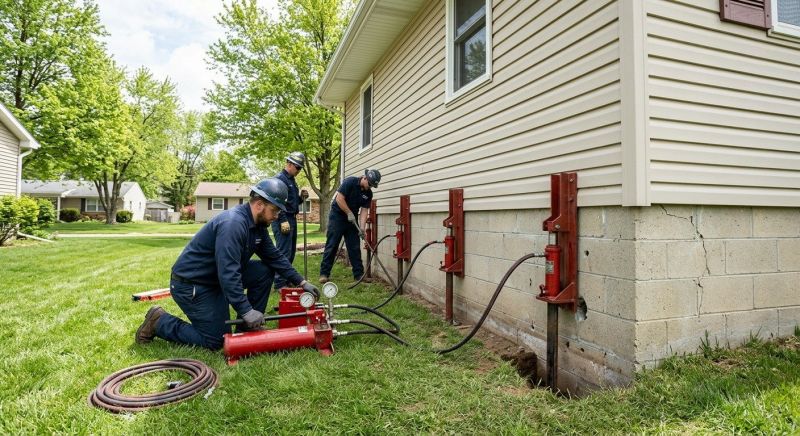 Foundation Jacking in Highland, MI