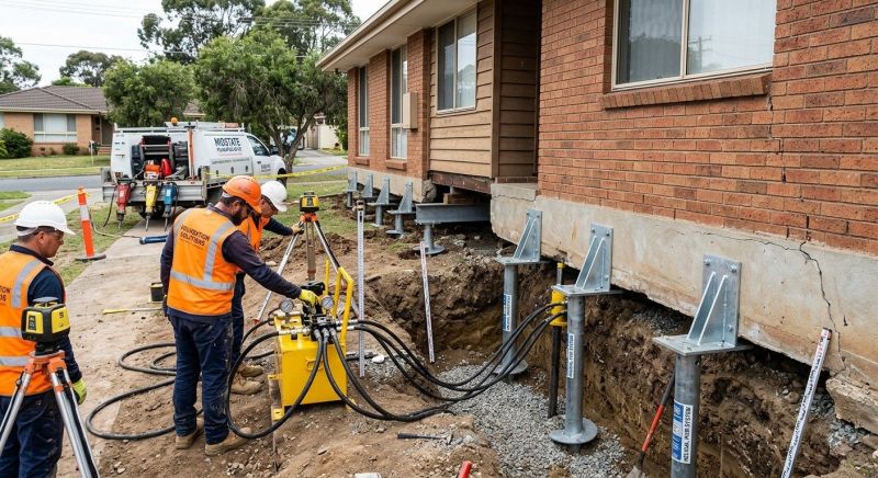 Foundation Jacking in Holly, MI