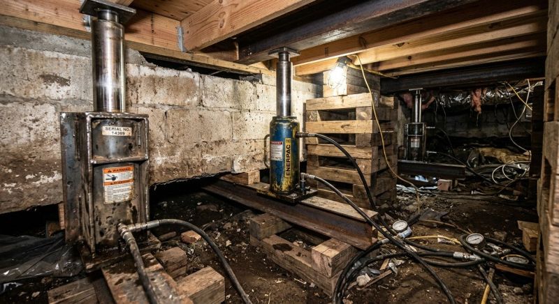 Foundation Jacking in Keego Harbor, MI