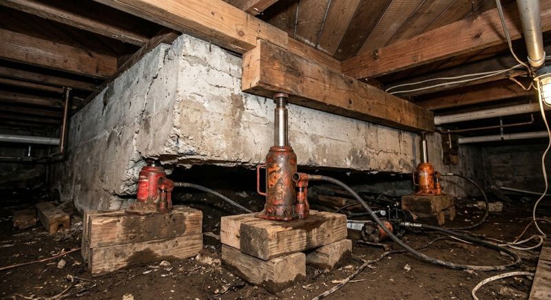 Foundation Jacking in Ortonville, MI