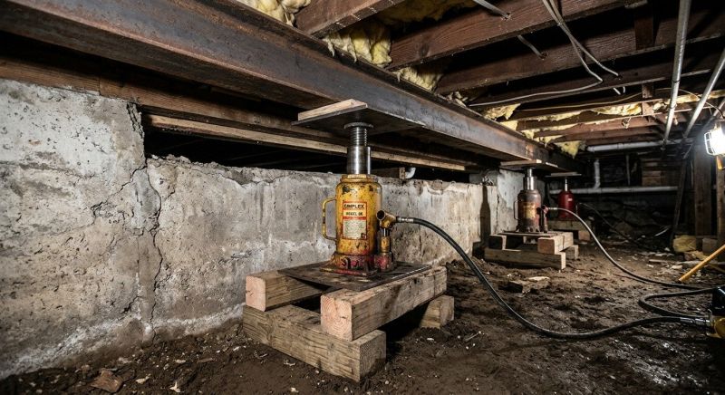 Foundation Jacking in Ortonville, MI