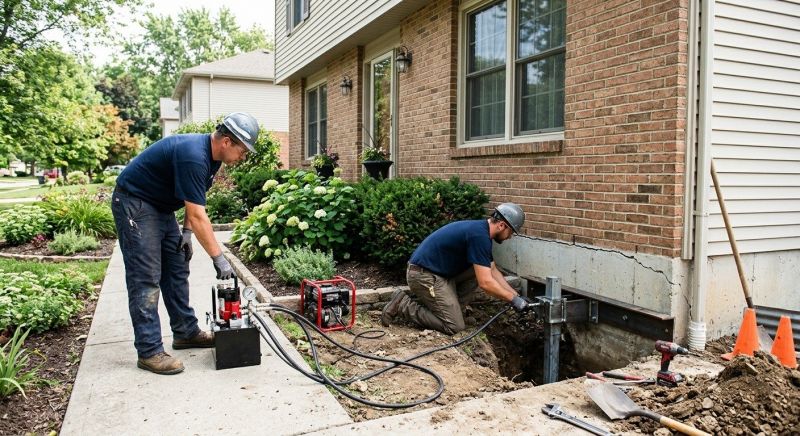 Foundation Jacking in Redford, MI