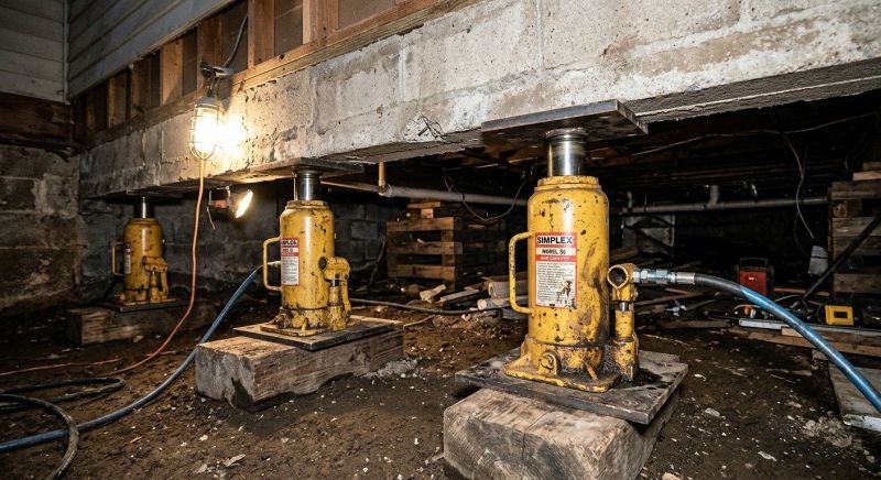 Foundation Jacking in Wixom, MI