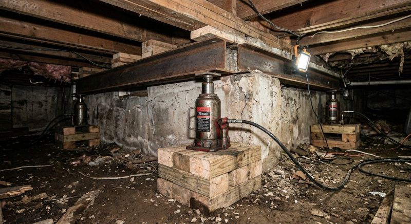 Foundation Jacking in Wixom, MI