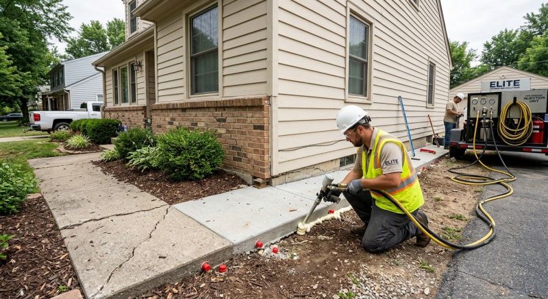 Foundation Lifting in Farmington, MI