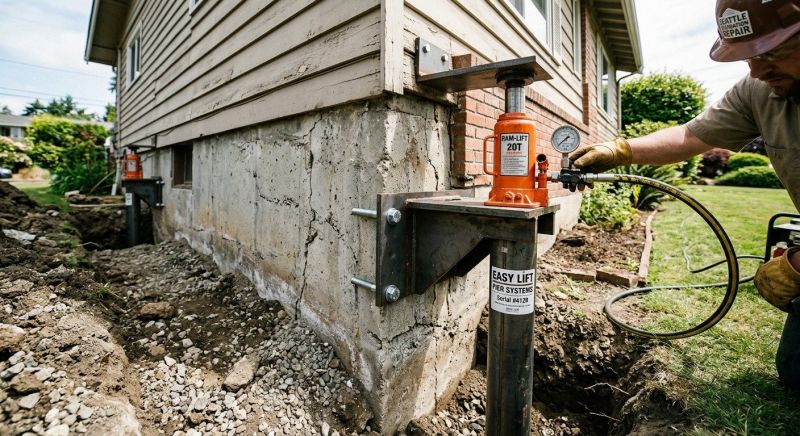 Foundation Lifting in Holly, MI