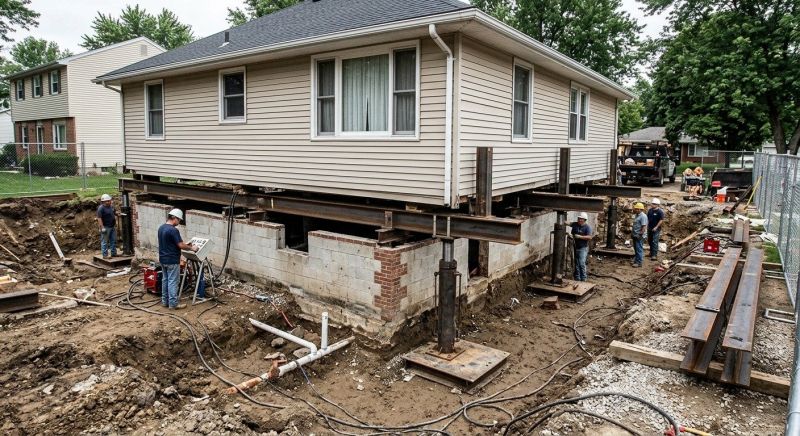 Foundation Lifting in Holly, MI