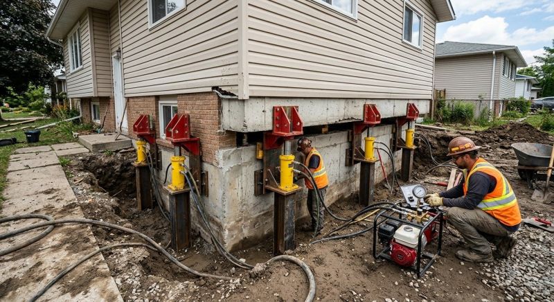 Foundation Lifting in Novi, MI