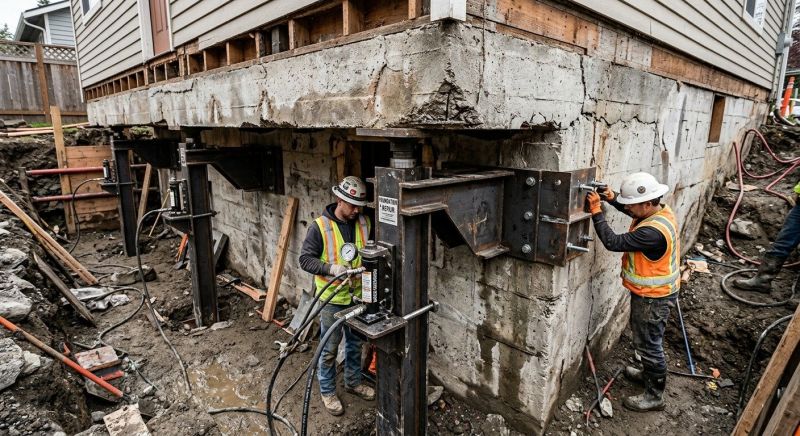 Foundation Lifting in Oak Park, MI