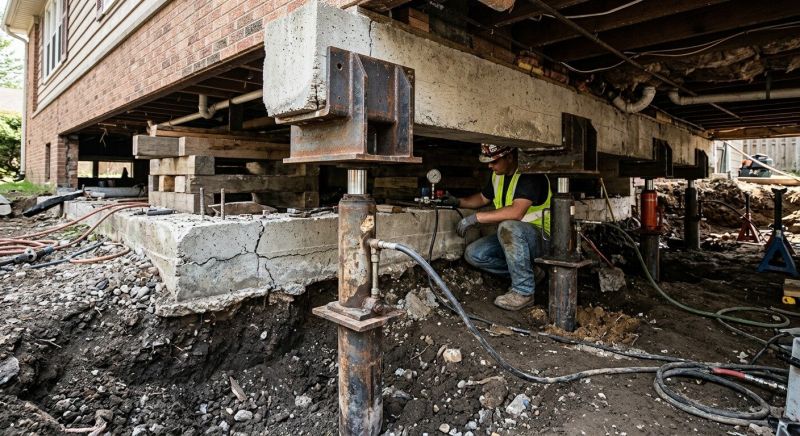 Foundation Lifting in Rochester, MI
