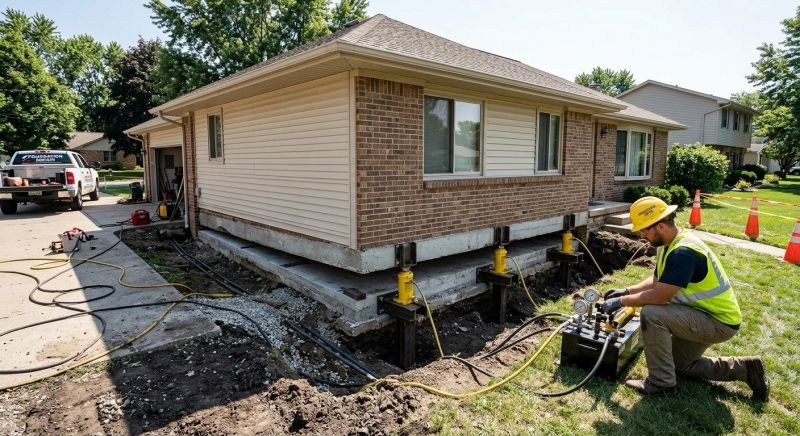 Foundation Lifting in Southfield, MI