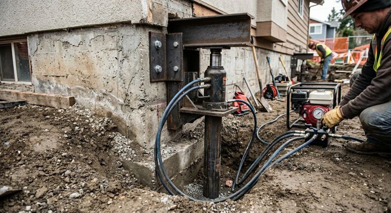 Foundation Lifting in Troy, MI