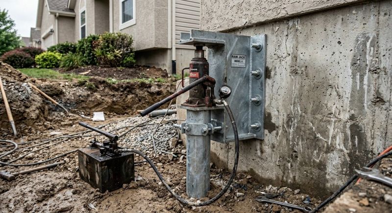 Foundation Pier Leveling in Milford, MI