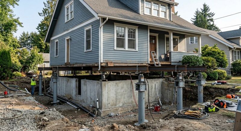 Foundation Raising in Dexter, MI