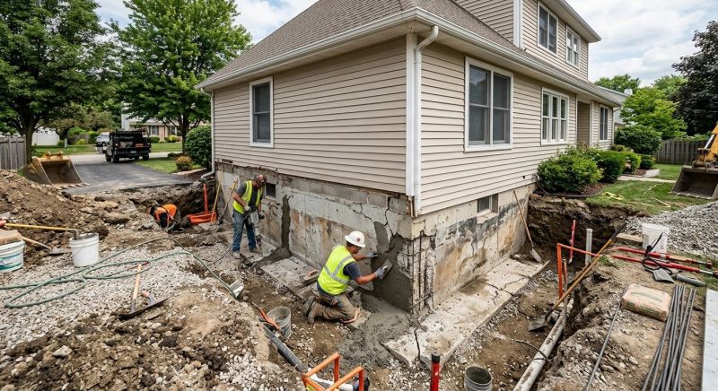 Foundation Restoration in Milford, MI