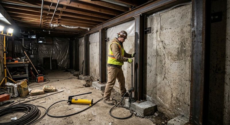 Foundation Stabilizing in Brighton, MI