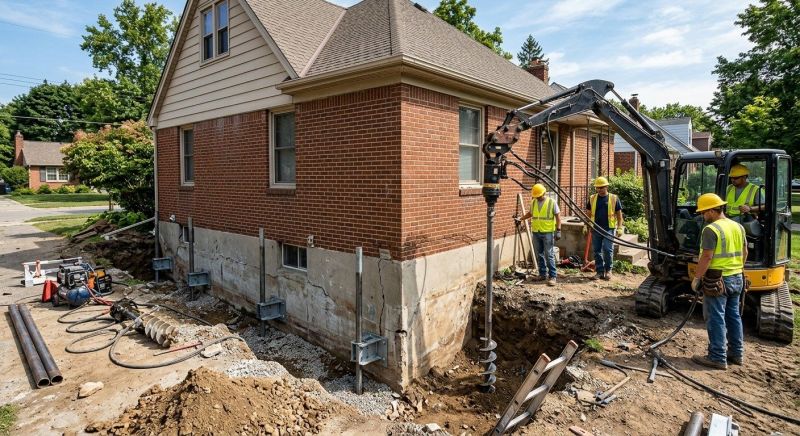 Foundation Stabilizing in Davisburg, MI