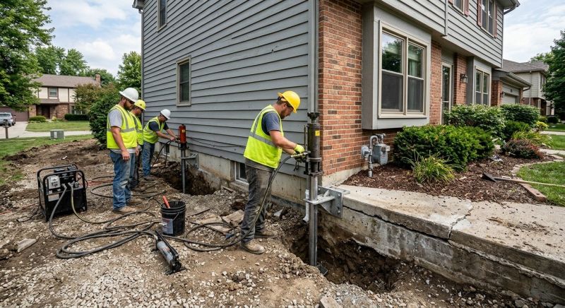 Foundation Stabilizing in Keego Harbor, MI