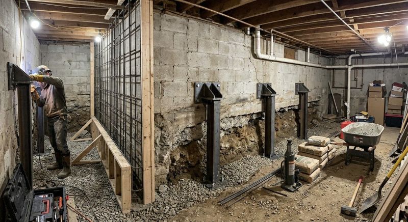 Foundation Stabilizing in Plymouth, MI