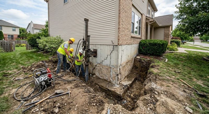 Foundation Stabilizing in Waterford, MI