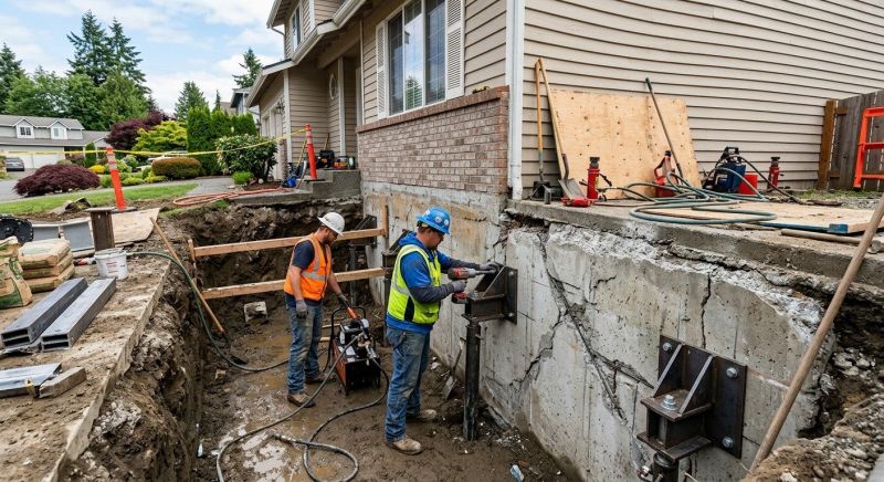 Foundation Structural Repair in Milford, MI