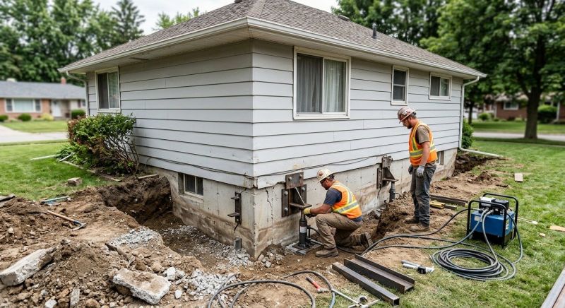 Home Foundation Repair in Dexter, MI